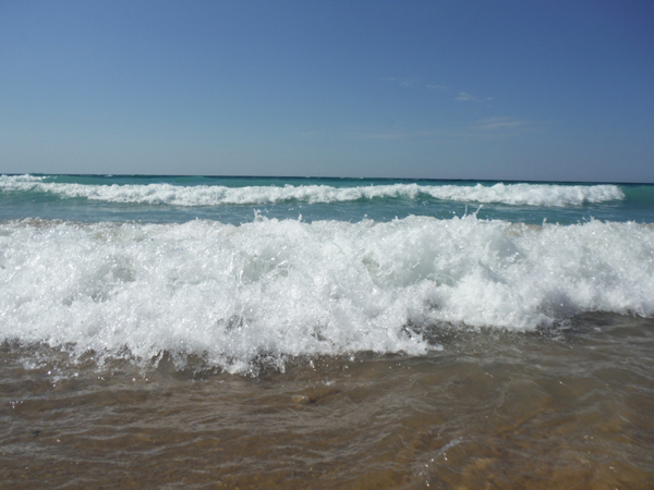 big waves on Lake Michigan